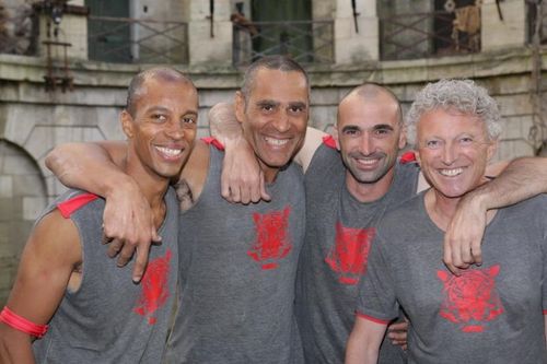Stéphane Diagana, Richard Dacoury, Jérôme Alonzo & Nelson Monfort