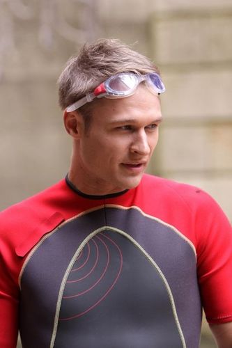 Freddy en tenue de plongée