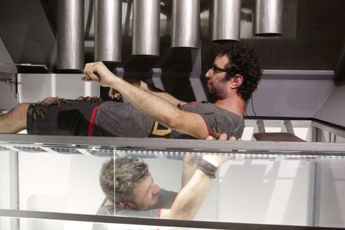Bruno Guillon et Manu Levy dans le Brancard