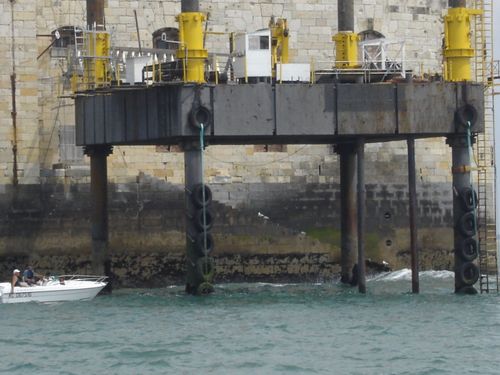 Plateforme d'arrivée du fort