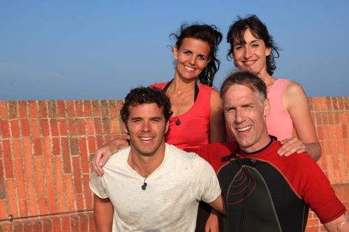 L\'équipe 3 composée de Franck, Marlène, Christophe et Céline