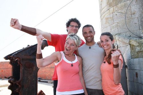 L\'équipe 11 composée de Murielle, Wladimir, Morgan et Anne-Cécile