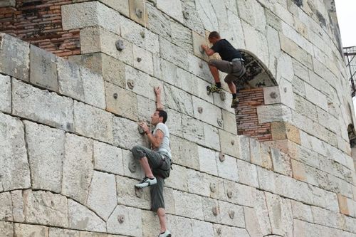 Sébastien et Morgan dans le duel de la Varappe