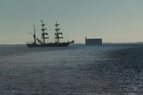 Le fort depuis l\'île d\'Aix