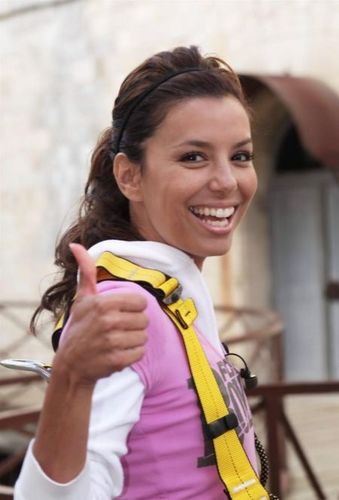Eva Longoria prête pour l\'aventure de la Toile d\'araignée