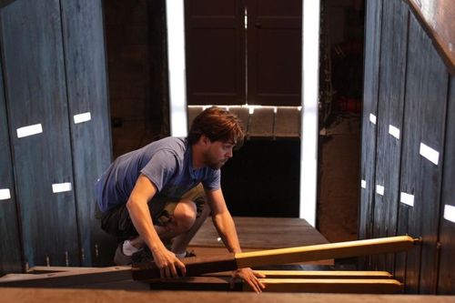 Arthur Jugnot dans l\'épreuve des Marches en tubes
