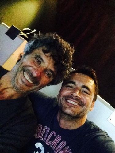 Avec mon pote le réal Bernard Flament que j'ai connu il y a 23 ans... dans les Mondes Fantastiques