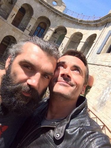Sébastien Chabal et Olivier Minne