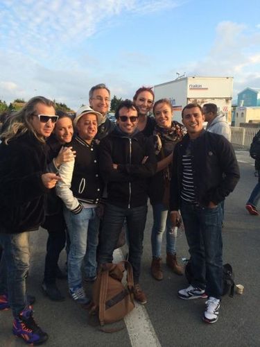 L\'équipe de Brahim Asloum en compagnie de Willy Rovelli et Delphine Wespiser