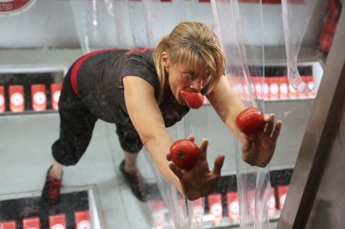 Nathalie Simon dans l\'épreuve de la Ketchuperie