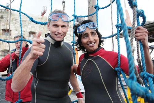 Patricia Loison et Louis Laforge avant d\'affronter la Balance