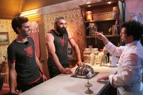 Thomas Isle et Sébastien Chabal au restaurant de Willy
