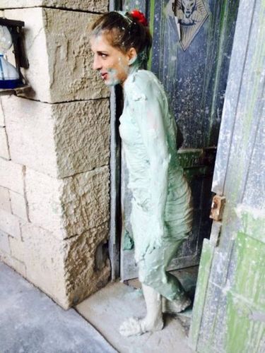 @mandinote après le tri sélectif passe par le bain de boue... Rien ne lui aura été épargné! #FortBoyard