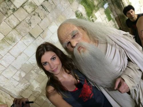 Quand la beauté rencontre la... Hum... Oui... Enfin... Nous dirons la sagesse! @ARosenfeldOffic #FortBoyard