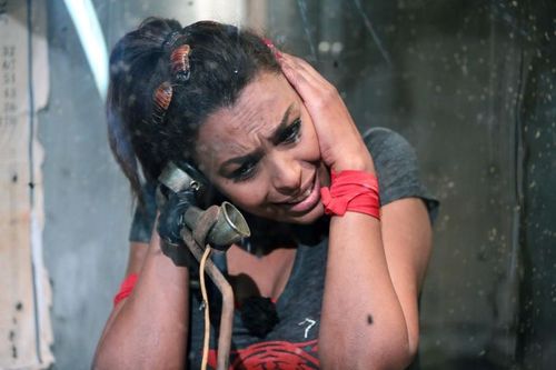 Samira Ibrahim dans la Cabine abandonnée