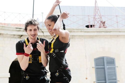 Baptiste Lecaplain et Noémie Lenoir dans l\'équilibre à deux