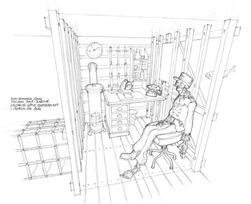 Croquis de la Prison sous-marine
