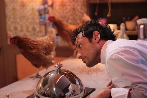 Willy Rovelly dans son restaurant