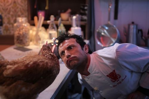 Willy Rovelli dans son restaurant