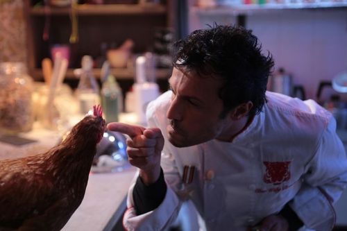 Willy Rovelli dans son restaurant