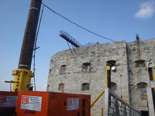 Le fort vu de la plate-forme
