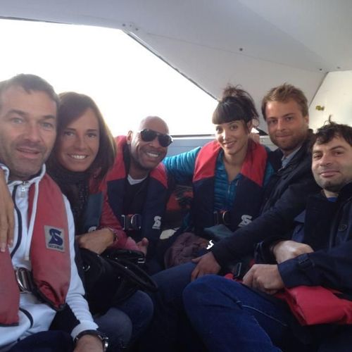 La team @FortBoyardFr au taquet !! #nathaliemarquaypernaut @christophedomi @MartinBazin