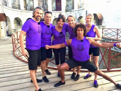 Aymeric Caron, Gérard Vives, Carinne Teyssandier, Damien Thévenot, Hélène Gateau et en bas Laurent Maistret