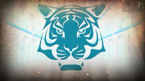 Fond d'écran tigre de la salle du jugement