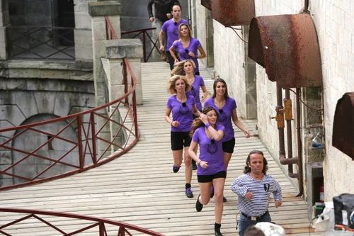 L'équipe se rendant à la prochaine épreuve