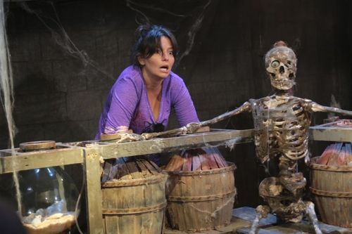 Carinne Teyssandier dans l'épreuve des Jarres