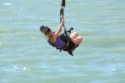 Erika Moulet dans l'aventure du Saut de l'ange