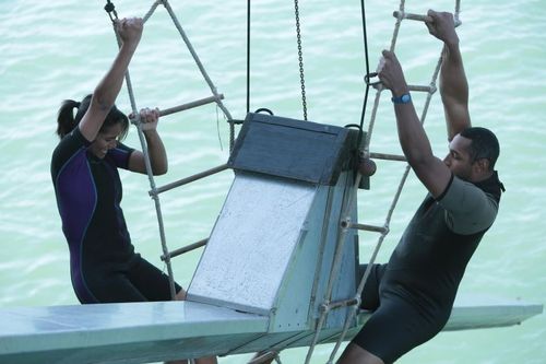 Marie-Sophie Obama Jaffres et Boris Diaw dans l'aventure de la Balance