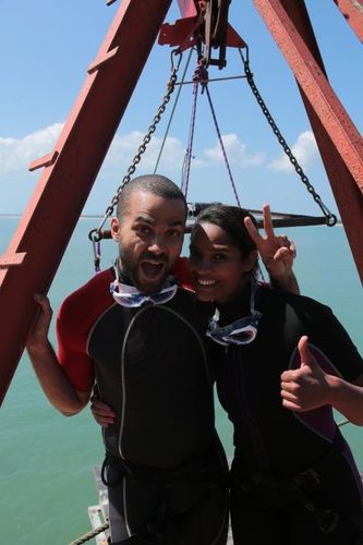Tony Parker & Marie-Sophie Obama Jaffres