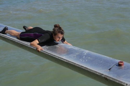 Nicole Ferroni sur l'Eolienne