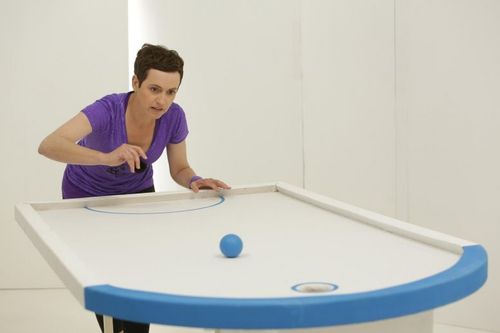 Sophie Jovillard dans l'épreuve du Billard