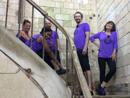 Petite pause dans cette course folle! #FortBoyard off the record