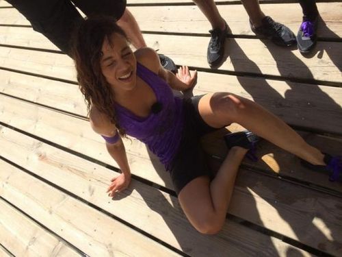 Merci @LouisyJoseph de vous être occupé de mon recyclage sans me voler ma clé héhé ! #FortBoyard