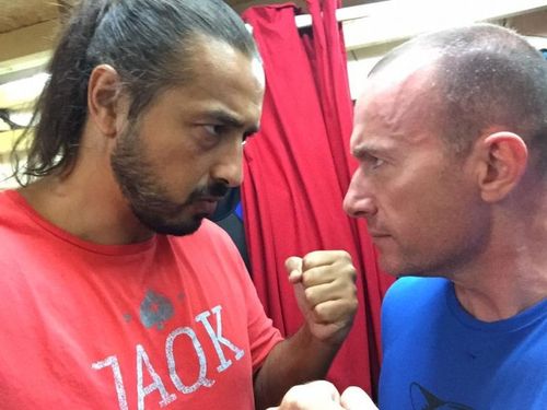 Rencontre entre grand frère avec the @PascalNRJ12 dans Fort Boyard #droiture #respect merci champion