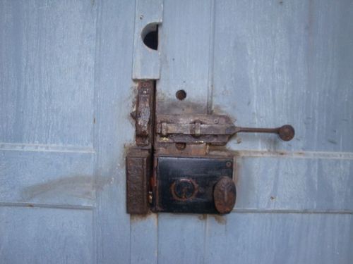 Détail d'une serrure