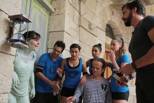 Laetitia Milot à sa sortie de la cellule de la Lutte