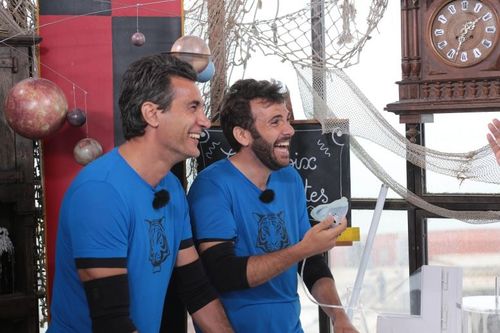 Laurent Ournac et Patrick Guérineau dans la Boyard Academy