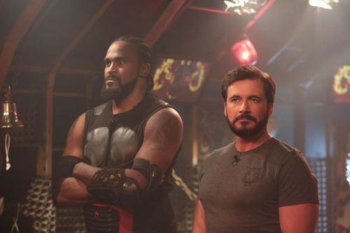 Ronny Turiaf et Olivier Minne dans la Cage