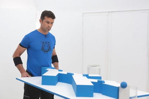 Cyril Despres dans la Salle du jugement