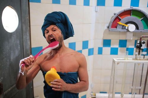 Willy Rovelli dans la laverie