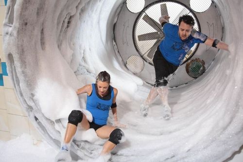 Eve Angeli et Elliot Chemlekh dans la Laverie