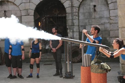 L'équipe au Stand de tir