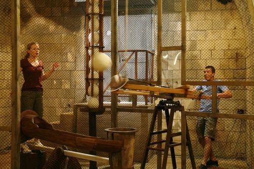 Cécilia Cara et Sylvain Pillet dans l'épreuve de la Cible