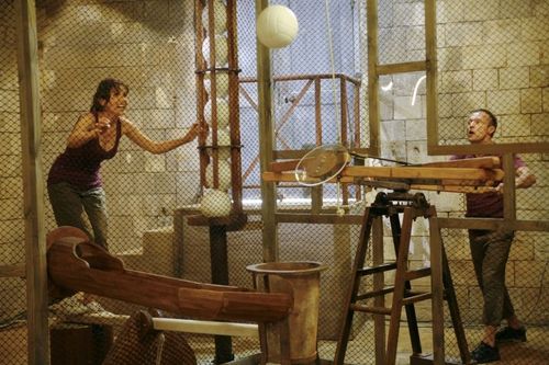 Laurent Bignolas et Valérie Baurens dans l'épreuve de la Cible