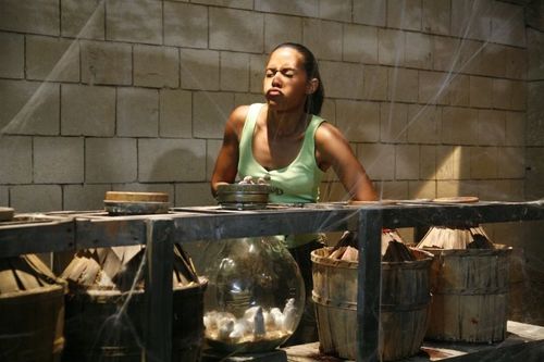 Audrey Pulvar dans l'épreuves des Jarres