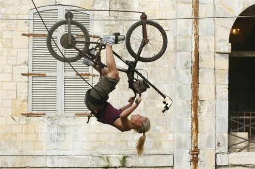 Marie Bobulesco dans l'aventure du Cablocypède